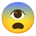 faccina impaurita + occhio
