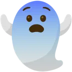 faccina impaurita + fantasma