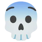 faccina impaurita + teschio