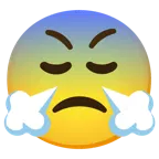faccina impaurita + faccina che sbuffa