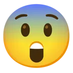 faccina impaurita + faccina stupita