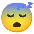 faccina impaurita + faccina che dorme