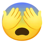 faccina impaurita + non vedo
