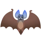 faccina impaurita + pipistrello