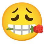 faccina esausta + rosa