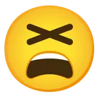 faccina esausta + occhio
