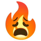 faccina esausta + fuoco