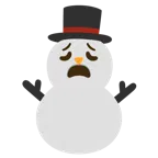 faccina esausta + pupazzo di neve senza neve