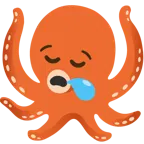 sleepy face + octopus
