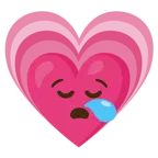 sleepy face + growing heart