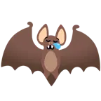 sleepy face + bat