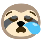 sleepy face + sloth