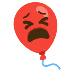 faccina stanca + palloncino