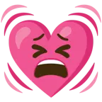 faccina stanca + cuore che batte