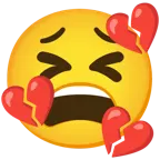 faccina stanca + cuore infranto