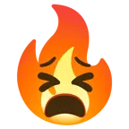 faccina stanca + fuoco