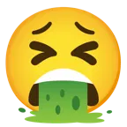 faccina stanca + faccina che vomita