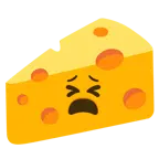 faccina stanca + fetta di formaggio