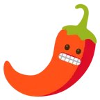 faccina con smorfia + peperoncino