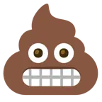 faccina con smorfia + cacca