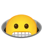 faccina con smorfia + buco