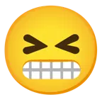 faccina con smorfia + faccina frustrata
