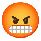 faccina con smorfia + faccina accigliata