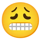 faccina con smorfia + faccina esausta