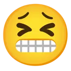 faccina con smorfia + faccina stanca