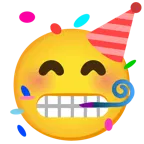 faccina con smorfia + faccina che festeggia
