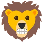 faccina con smorfia + leone