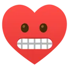 faccina con smorfia + cuori
