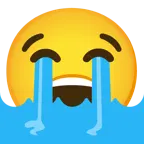 loudly crying face + loudly crying face