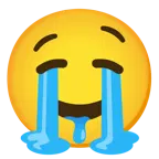 loudly crying face + drooling face