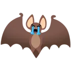 loudly crying face + bat