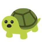 faccina con bocca aperta + tartaruga