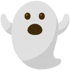 faccina con bocca aperta + fantasma