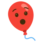 faccina sorpresa + palloncino