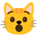 faccina sorpresa + muso di gatto