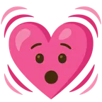 faccina sorpresa + cuore che batte