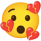 faccina sorpresa + cuore infranto