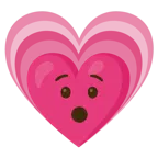 faccina sorpresa + cuore che cresce