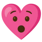 faccina sorpresa + cuore con fiocco