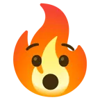 faccina sorpresa + fuoco