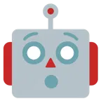 faccina sorpresa + faccina di robot