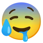 faccina sudata in ansia + faccina che sbava