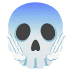 faccina terrorizzata + teschio