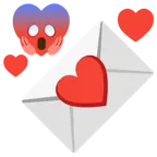faccina terrorizzata + lettera d’amore