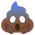 faccina terrorizzata + cacca