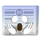 faccina terrorizzata + quotidiano